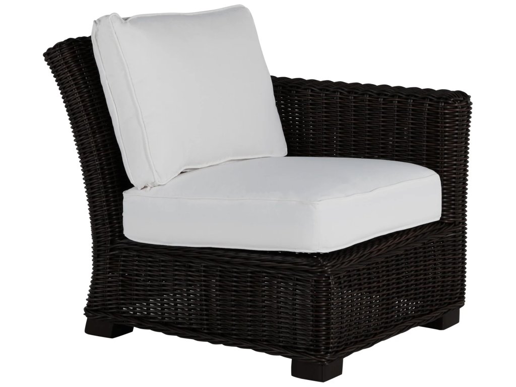Rustic N-Dura Resin Wicker Outdoor Sectional Right Arm Facing Sectional - image 2