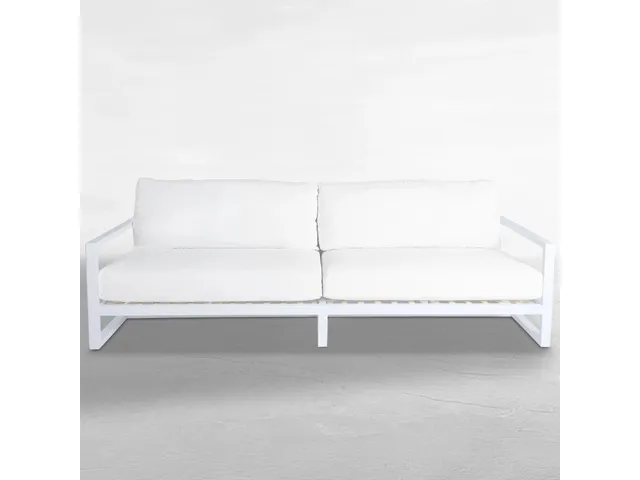 Avondale Wrought Aluminum Outdoor Sofa Sleek Design
