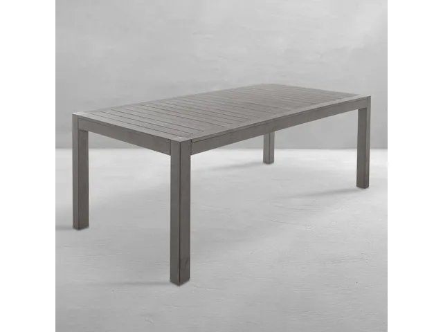 Portside Resin Rectangle Outdoor Slatted Table Top 84 in. W x 29.5 in. H