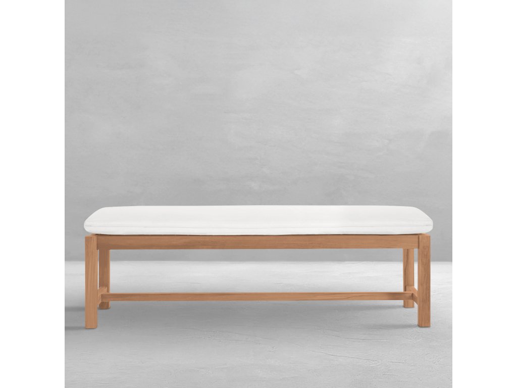 Club Teak Outdoor Backless Bench 59 in. - main image