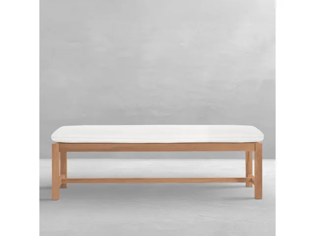 Club Teak Outdoor Backless Bench 59 in.