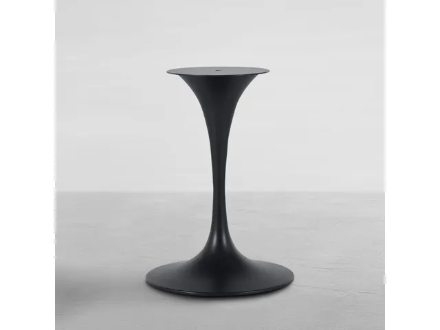 Tulip Aluminum Round Outdoor Pedestal Table Base 20 in. W x 28.13 in. H
