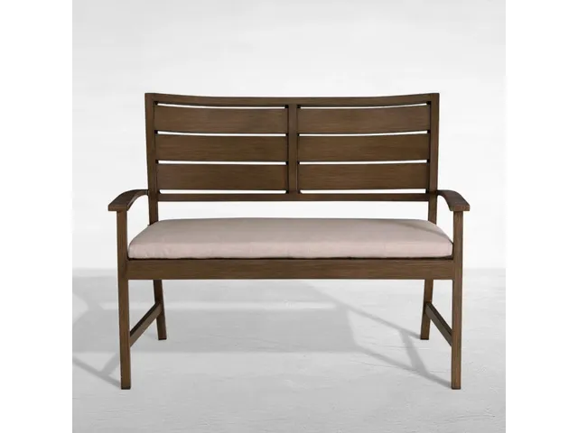 Charleston Wrought Aluminum Outdoor Bench 45.5 in.