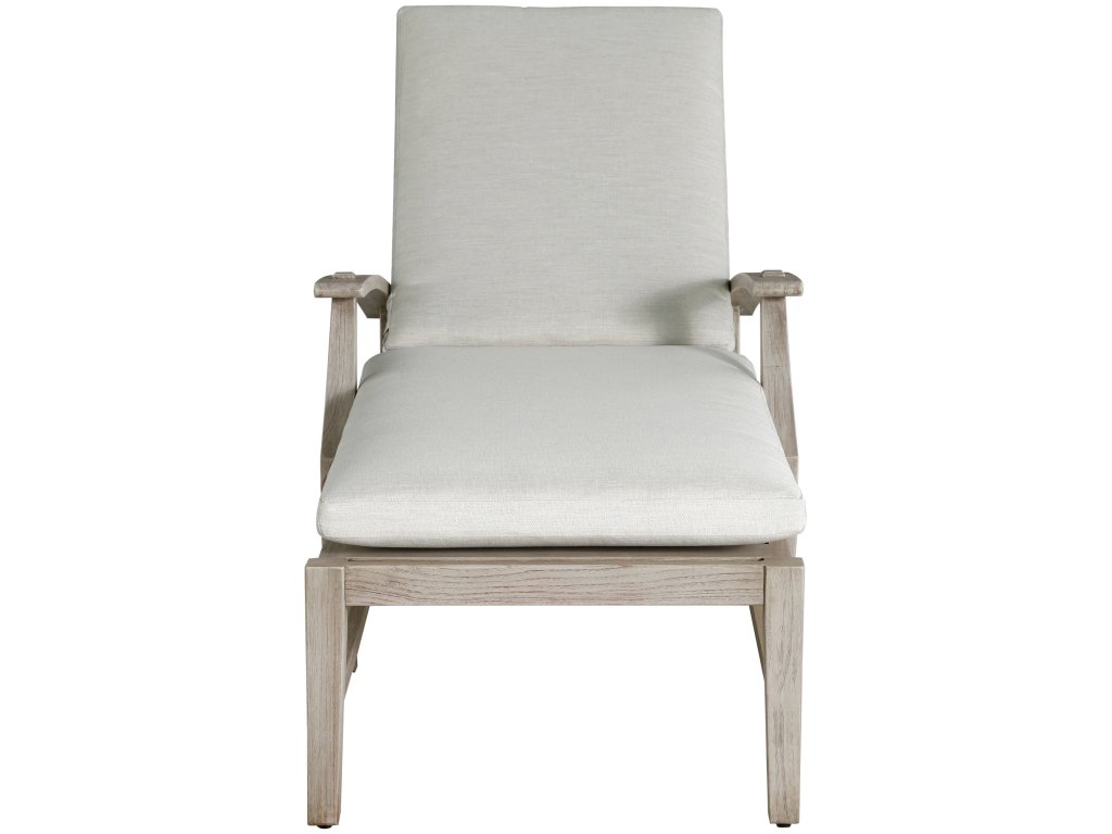 Croquet Teak Outdoor Chaise Lounge - image 2