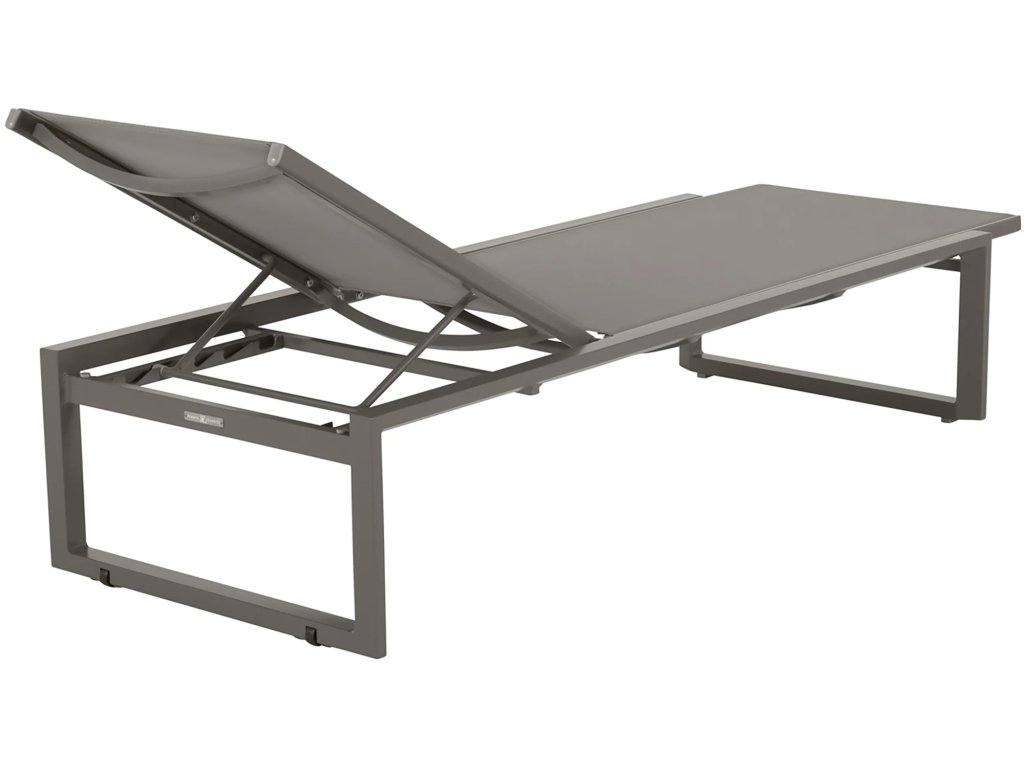 Belmont Sling Wrought Aluminum Outdoor Chaise Lounge - image 5