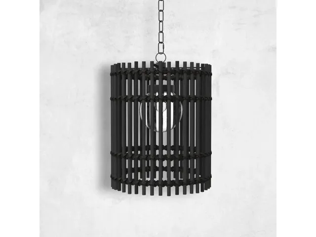 Sherman N-Dura Resin Rattan Pendant Light18 in. D x 21 in. H