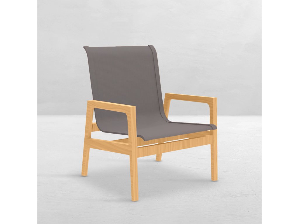 Seashore N-Dura Wood Outdoor Lounge Chair - main image