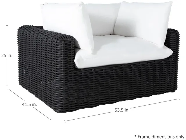 Montecito N-Dura Resin Wicker Outdoor Lounge Chair