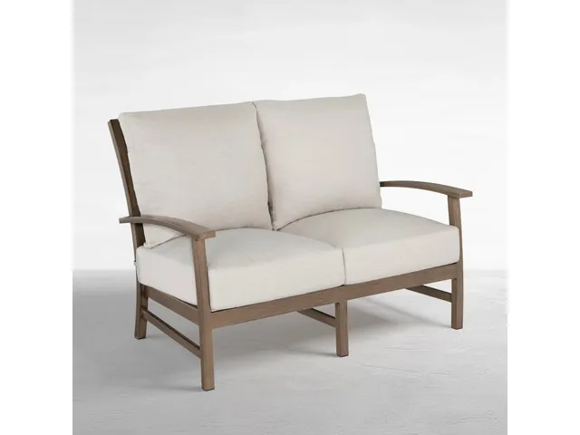 Charleston Wrought Aluminum Outdoor Loveseat