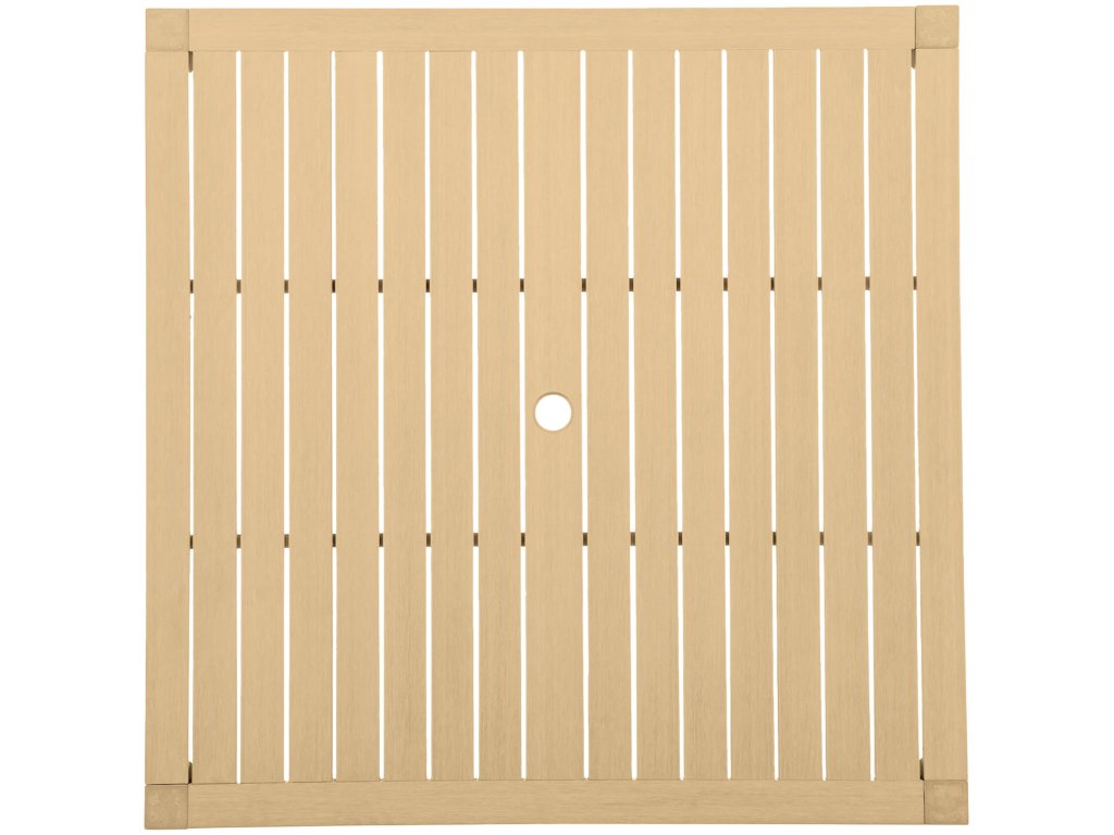 Portside Resin Square Outdoor Slatted Table Top 42 in. W x 29.5 in. H - image 2