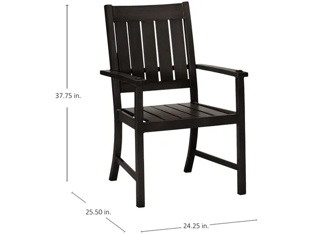 Croquet Wrought Aluminum Outdoor Arm Chair - Alternative View