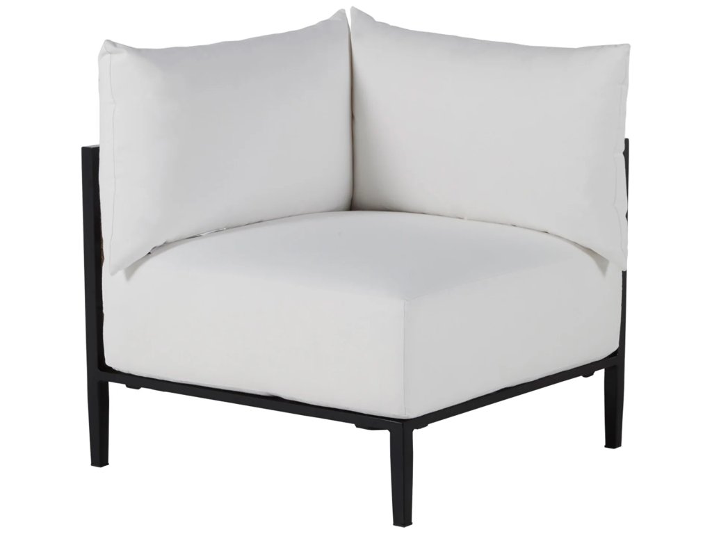 Havana Cane N-Dura Resin Wicker Outdoor Corner Sectional - image 2