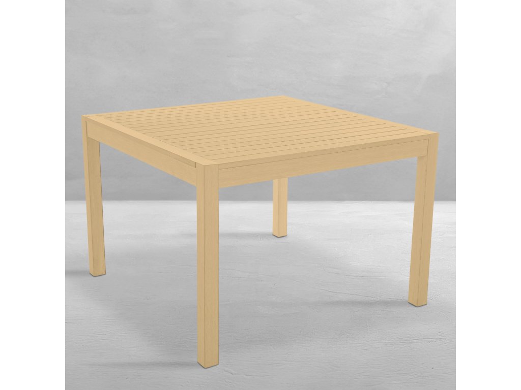 Portside Resin Square Outdoor Slatted Table Top 42 in. W x 29.5 in. H - main image