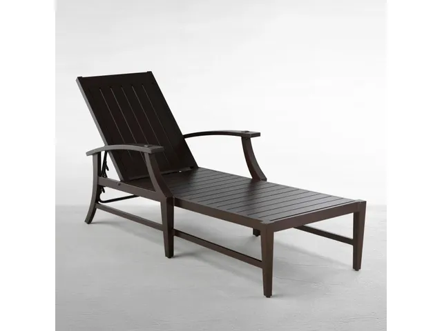 Croquet Aluminum Outdoor Chaise Lounge