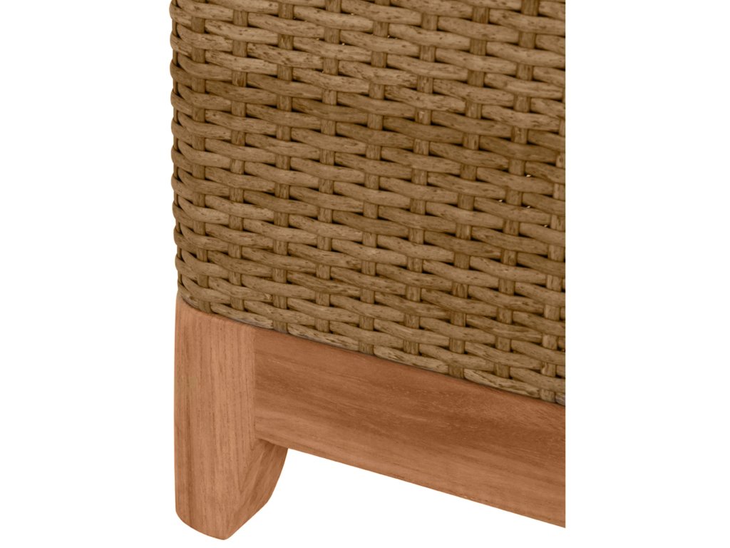 N-Dura Resin Wicker Outdoor Buffet Storage Table 5 Shelves - image 6