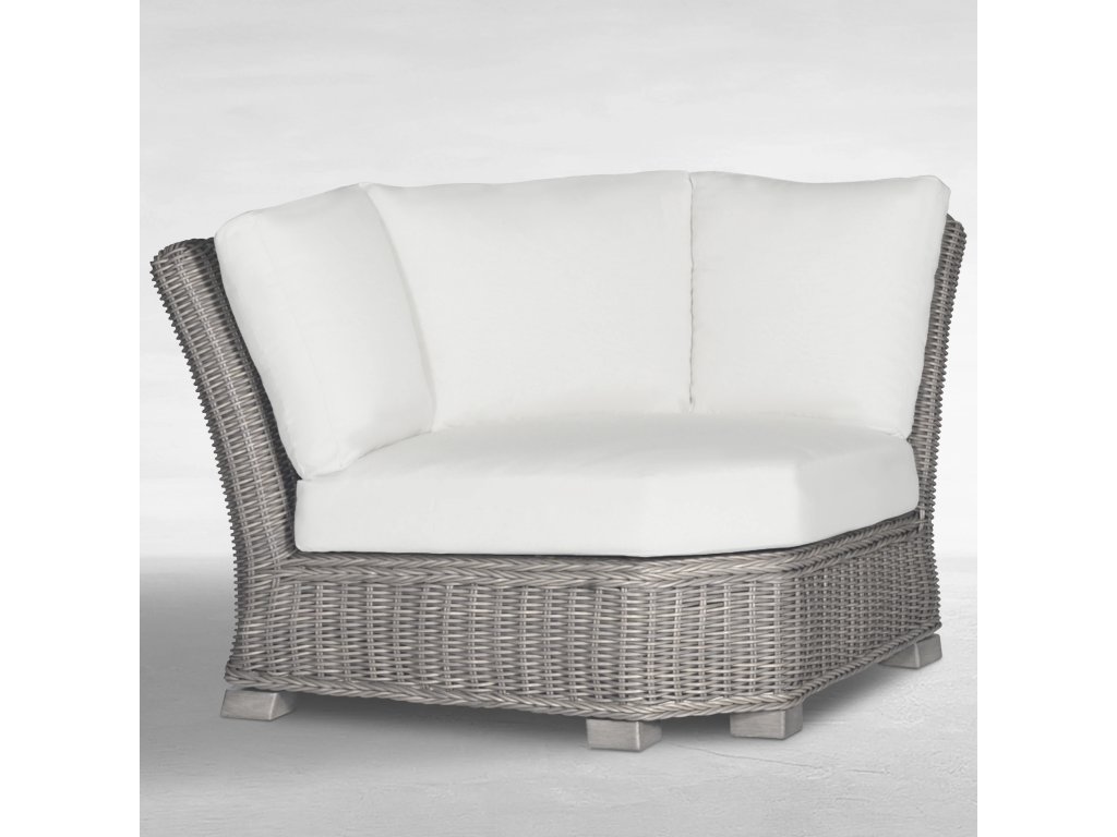 Rustic N-Dura Resin Wicker Outdoor Sectional Corner - main image