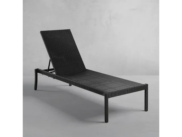 Nathan N-Dura Resin Wicker Outdoor Chaise Lounge