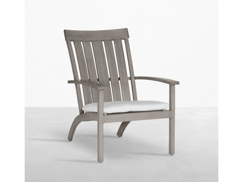 Club Wrought Aluminum Outdoor Adirondack Chair - main image