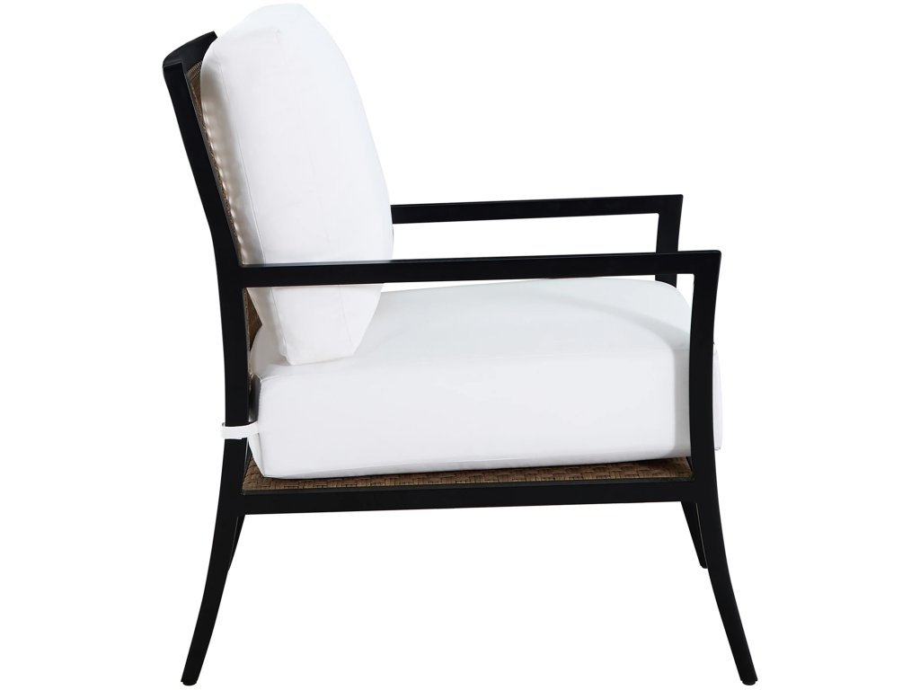 Bermuda Aluminum and Cane Lounge - image 4