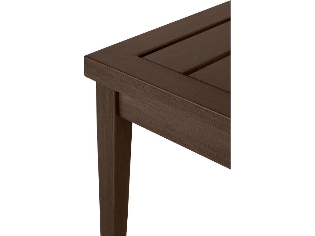Brookings Aluminum Square Outdoor Slatted End Table - image 2