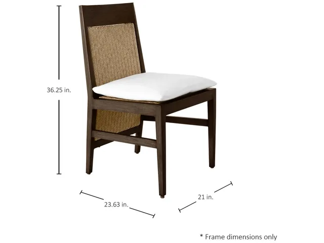 Savannah N-Dura Resin Wicker Outdoor Side Chair