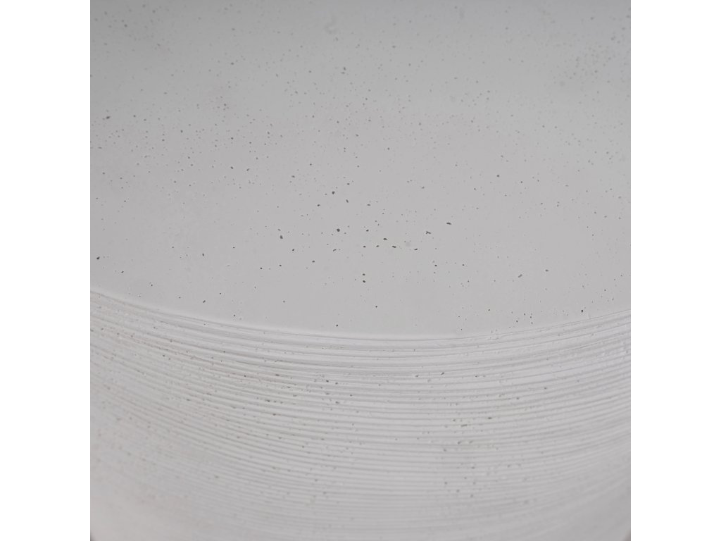 Caraway Cast Stone Round Outdoor Pedestal Side Table - image 4
