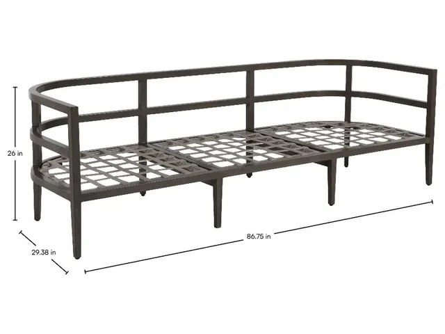 Santa Barbara Aluminum Outdoor Sofa