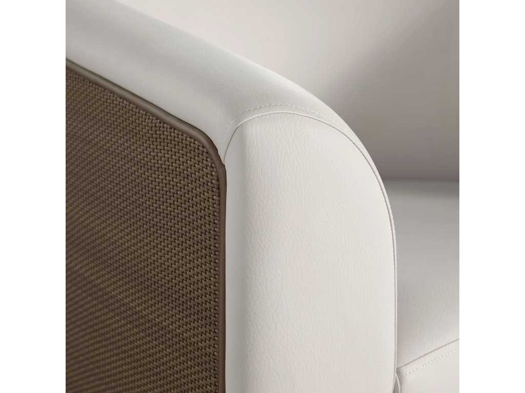 Tahoe Natural Weave Marine Grade Vinyl Lounge Chair - image 6