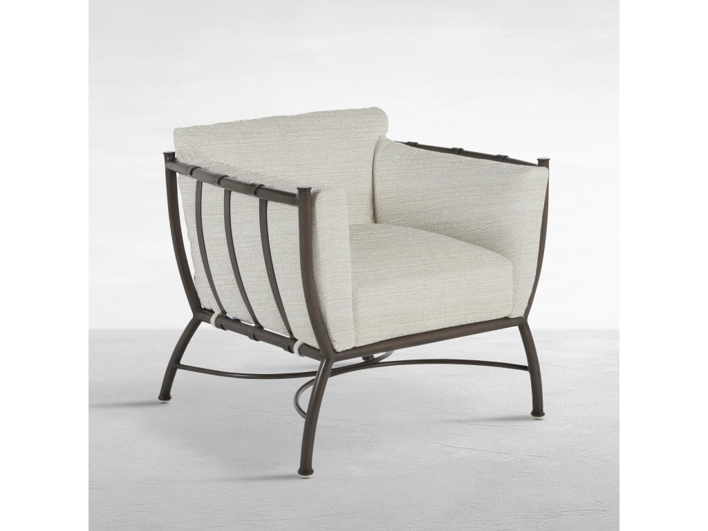 Majorca Wrought Aluminum Outdoor Club Chair - main image