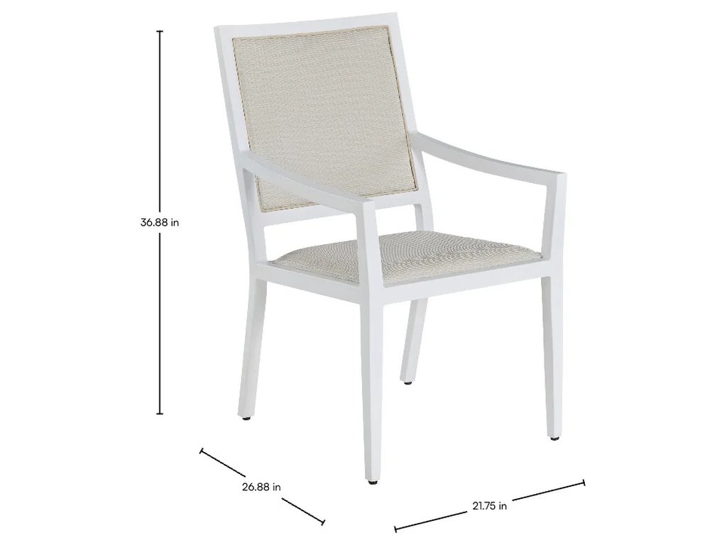 Hamilton Wicker Outdoor Dining Arm Chair - image 1