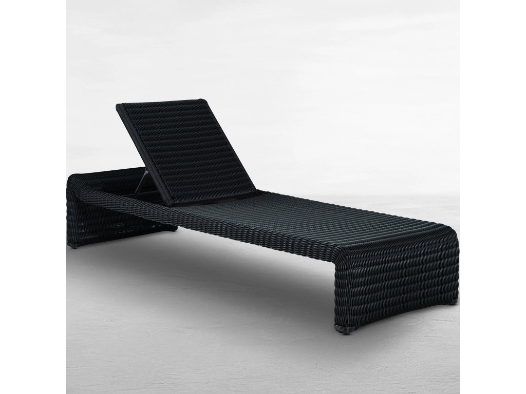Como Resin Wicker Outdoor Chaise - main image