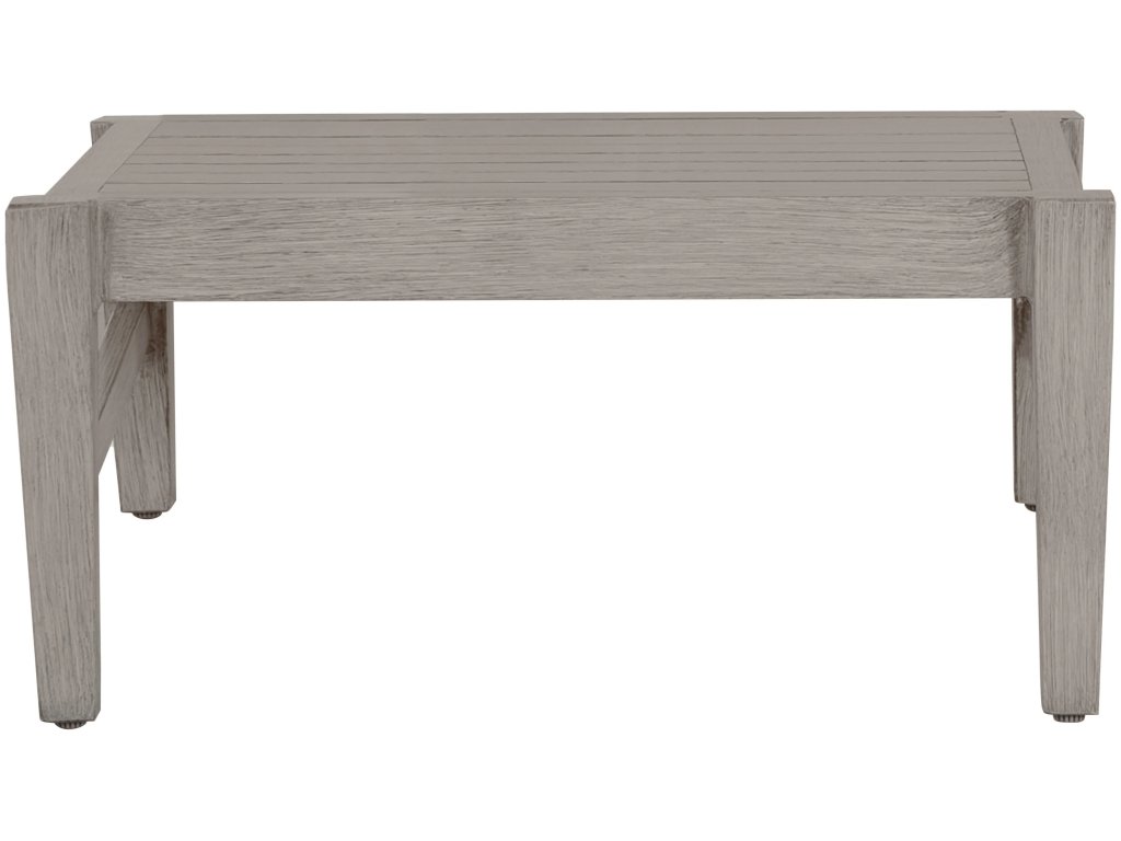 Croquet Wrought Aluminum Outdoor Ottoman - image 7