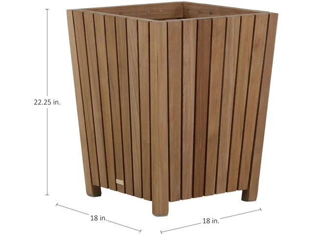 Woodlawn Teak Medium Planter