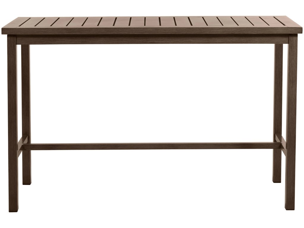 Club Aluminum Rectangle Outdoor Bar Table - image 3
