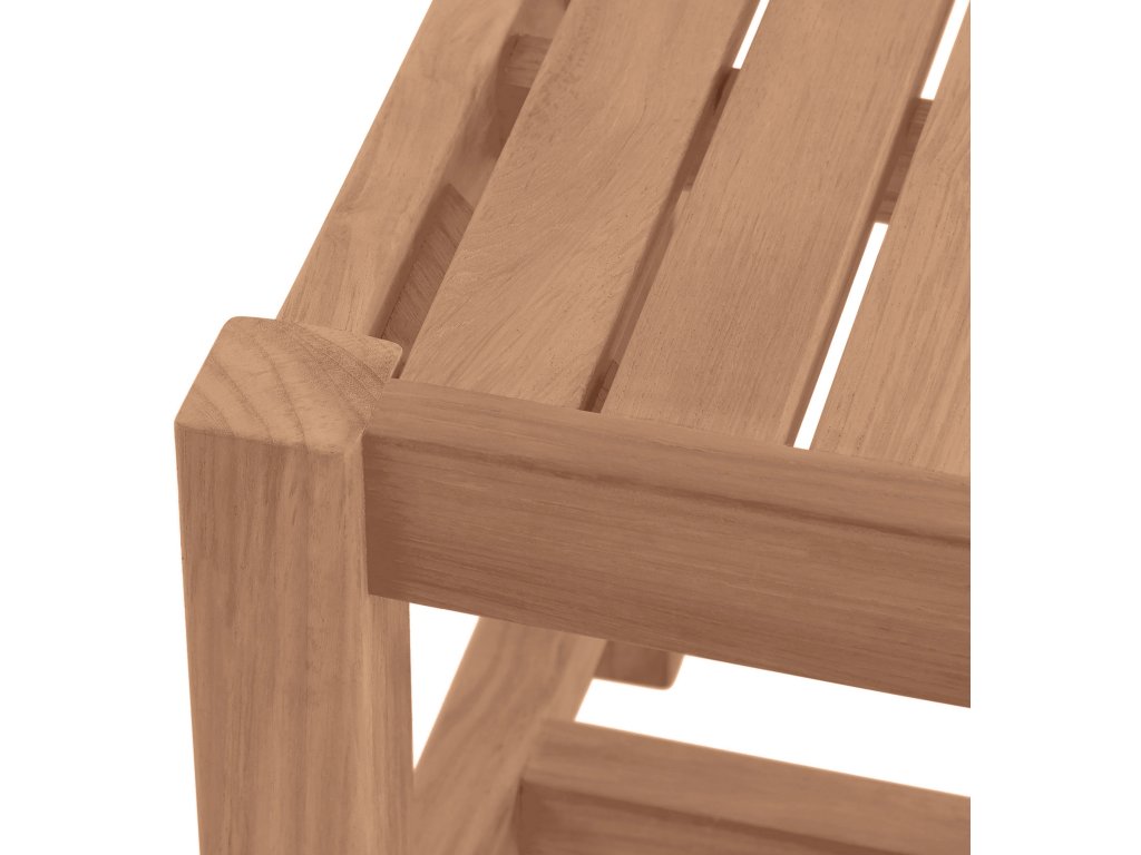 Club Teak Outdoor Backless Bench 59 in. - image 4