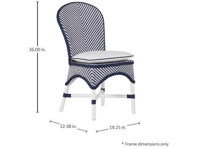 Savoy N-Dura Resin Wicker Outdoor Side Chair