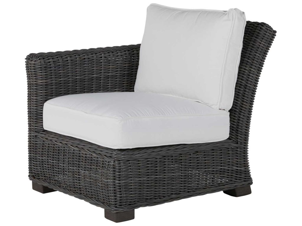 Rustic N-Dura Resin Wicker Outdoor Sectional Left Arm Facing Sectional - image 10