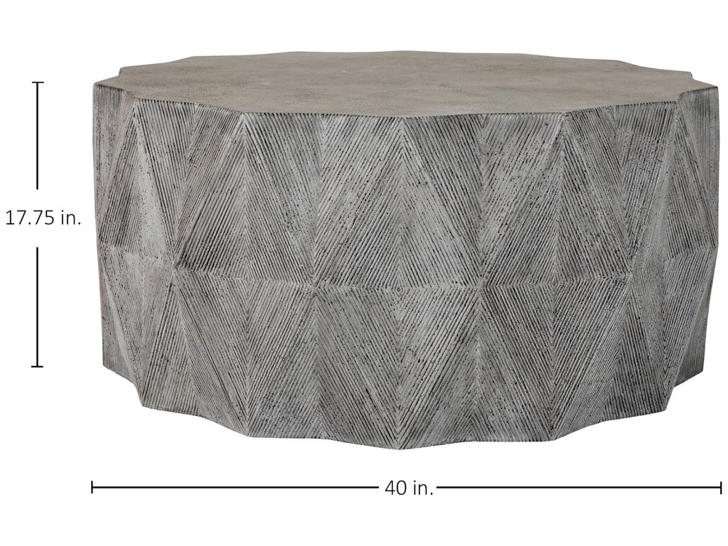 Mandarin Cast Stone Coffee Table - image 1