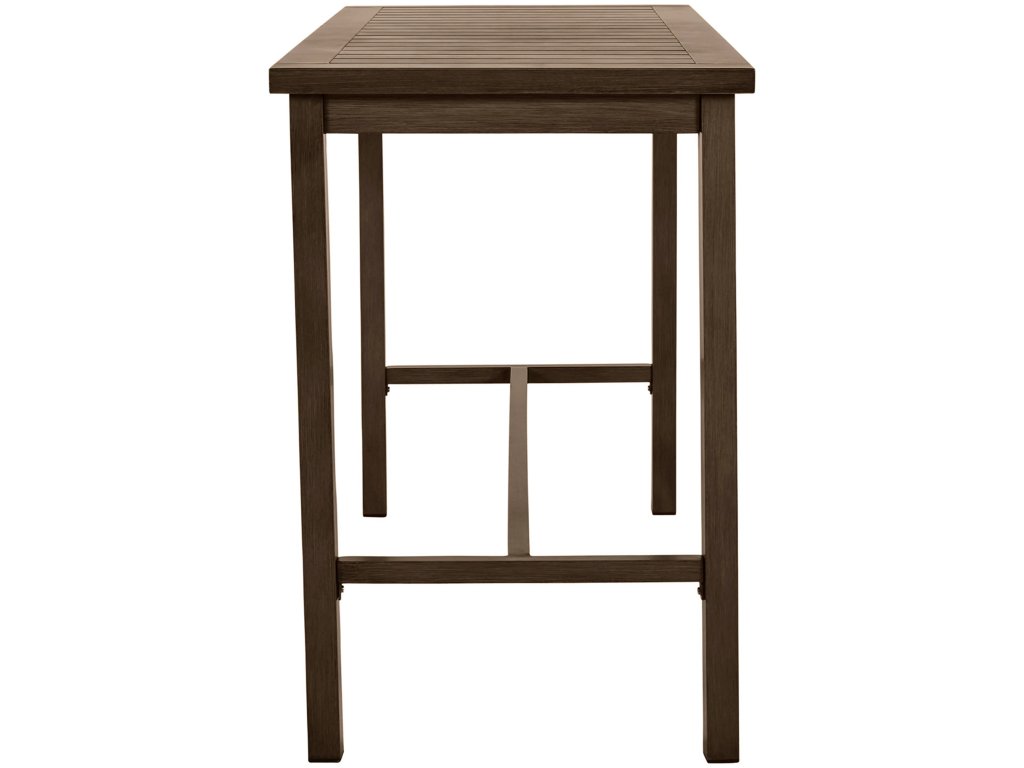 Club Aluminum Rectangle Outdoor Bar Table - image 4