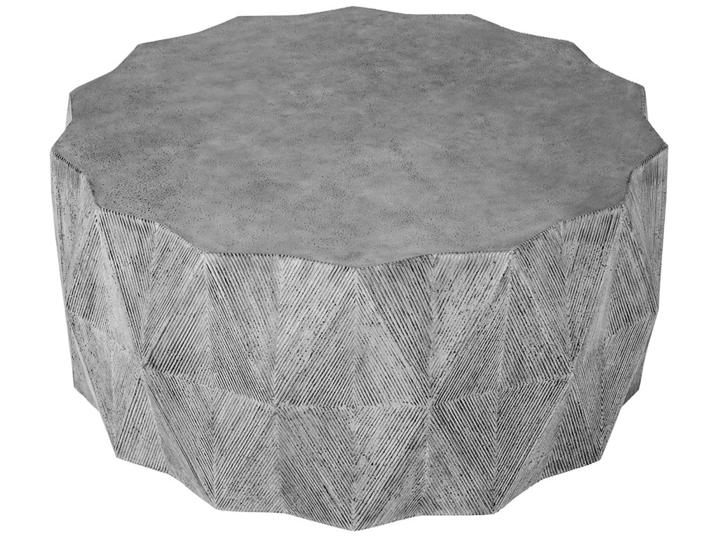 Mandarin Cast Stone Coffee Table - image 5