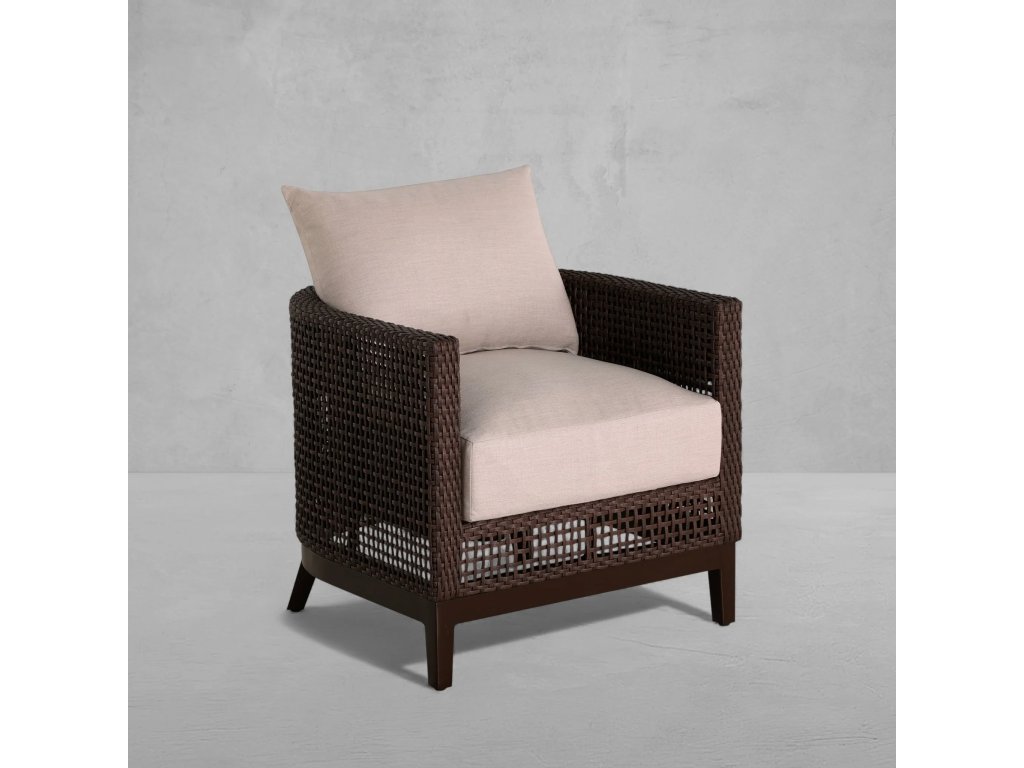 Peninsula N-Dura Resin Wicker Outdoor Barrel Chair - main image