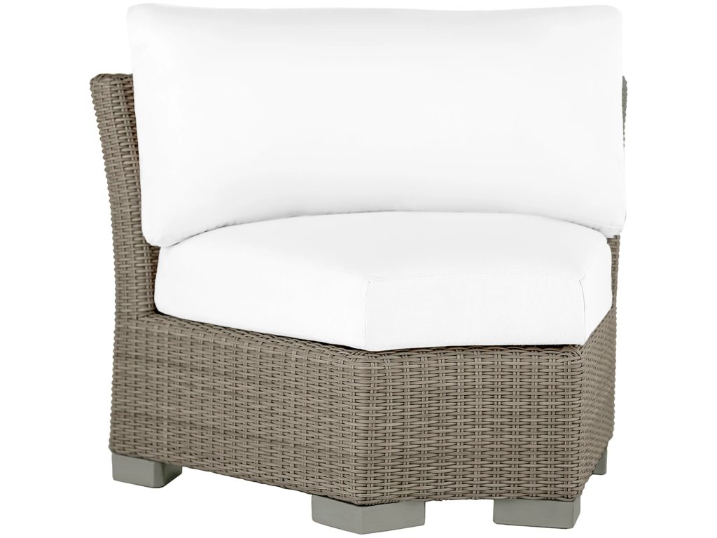 Club Woven N-Dura Resin Inside Outdoor Round Corner Chair - image 2