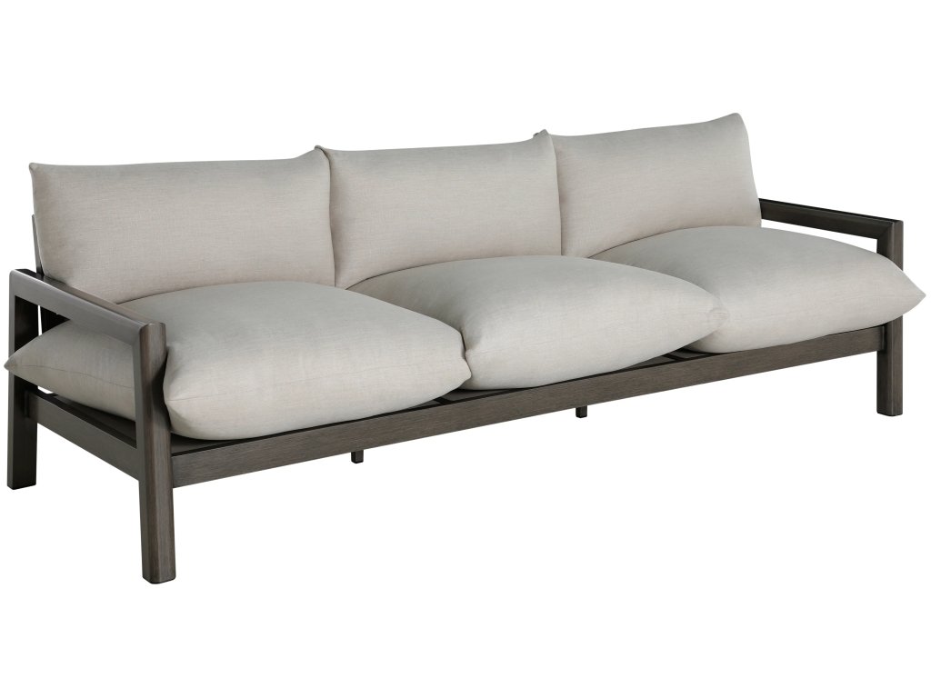 Monterey Wrought Aluminum Outdoor Sofa - image 2