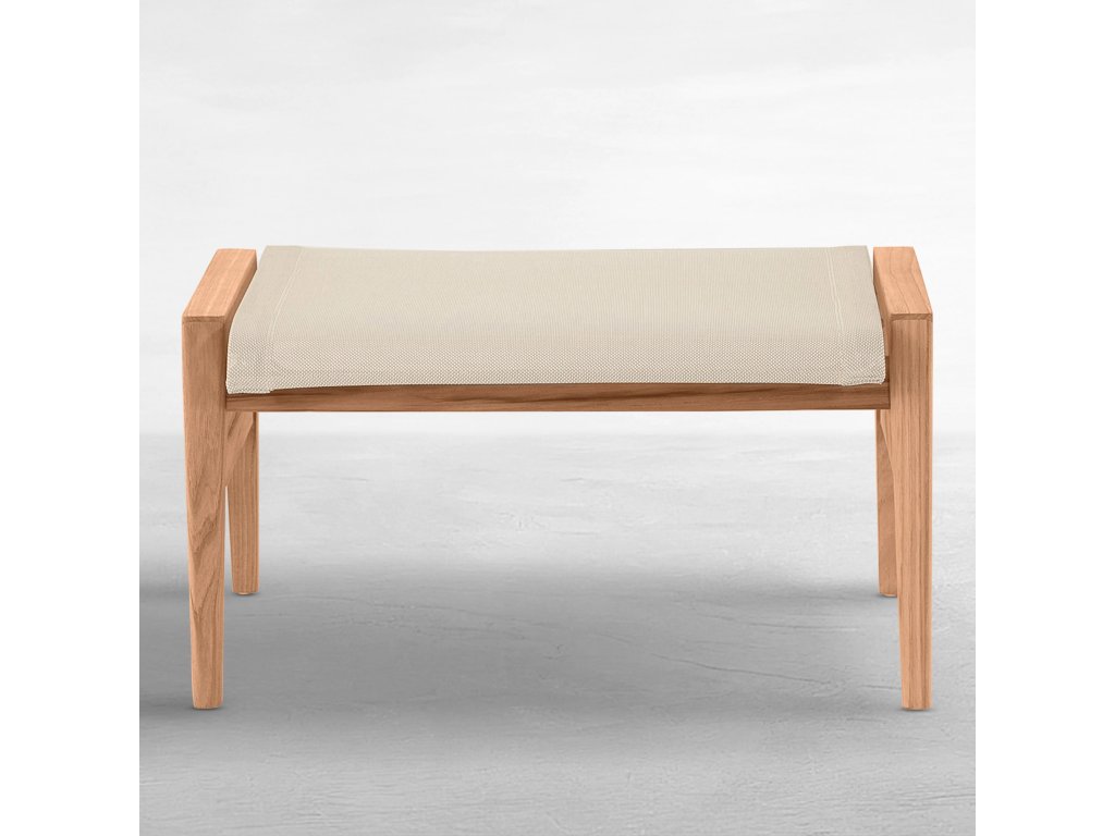 Coast Teak Outdoor Ottoman - main image