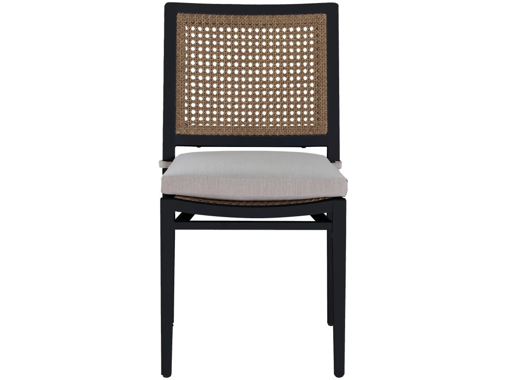 Bermuda Aluminum and Cane Stacking Side Chair - image 2