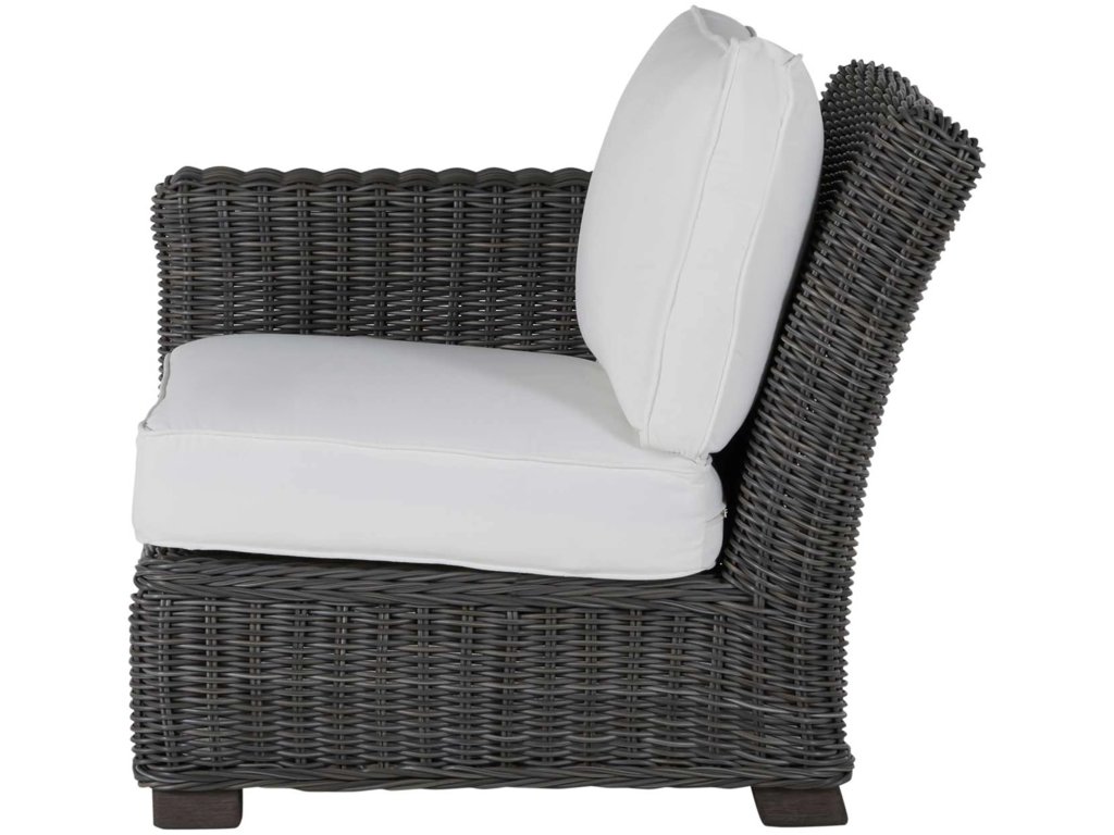 Rustic N-Dura Resin Wicker Outdoor Sectional Left Arm Facing Sectional - image 9