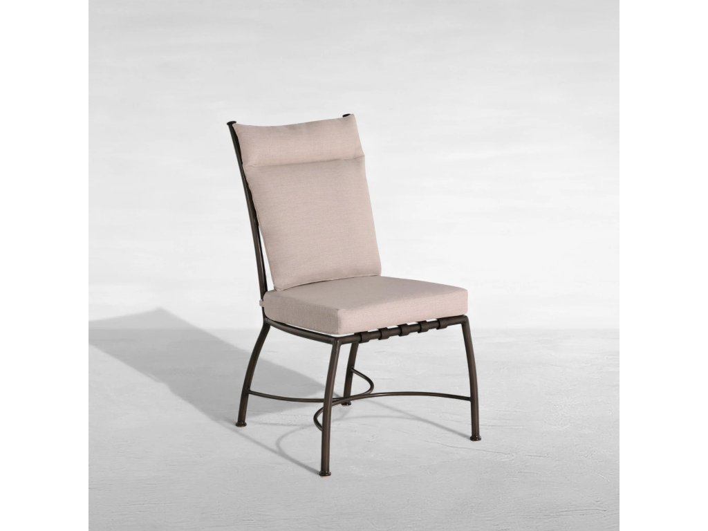 Majorca Wrought Aluminum Outdoor Side Chair - main image