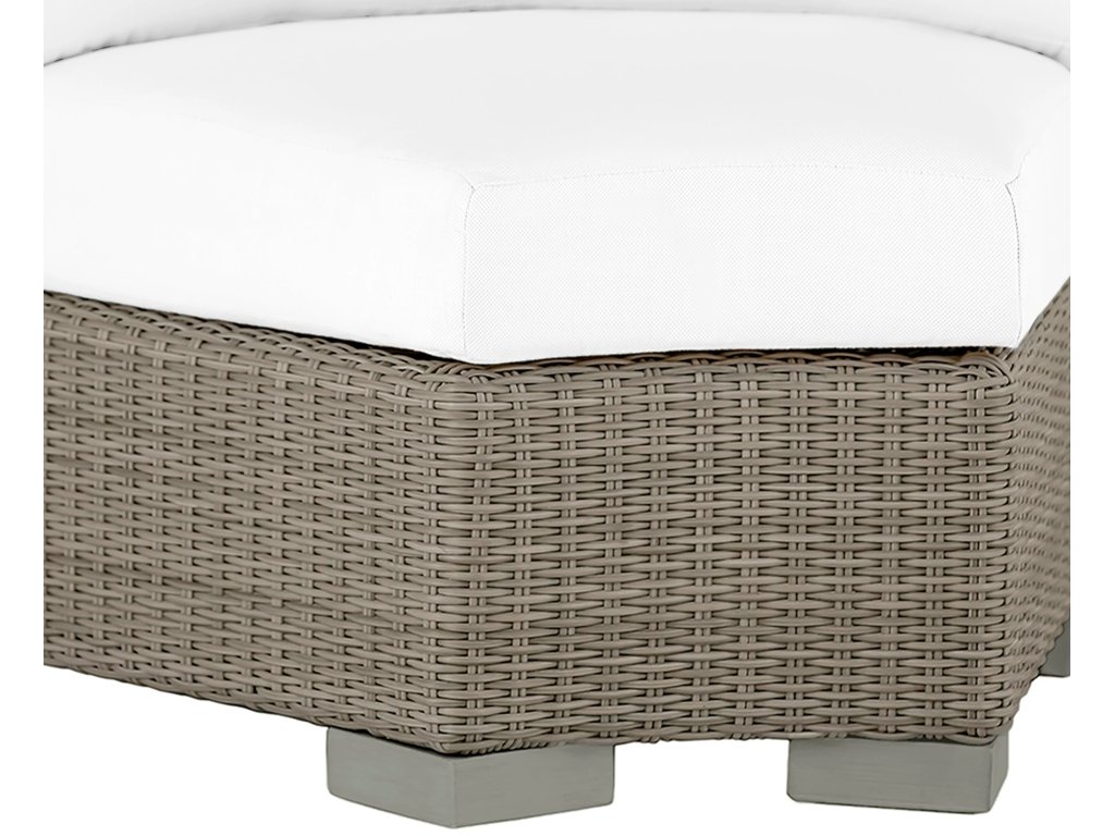 Club Woven N-Dura Resin Inside Outdoor Round Corner Chair - image 3