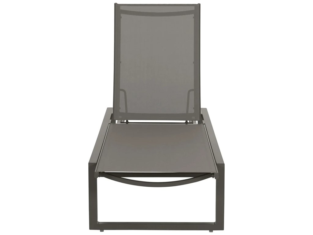 Belmont Sling Wrought Aluminum Outdoor Chaise Lounge - image 2