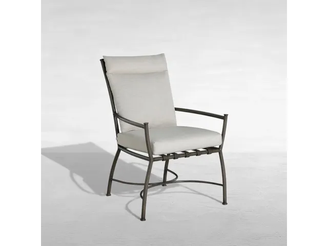 Majorca Wrought Aluminum Outdoor Arm Chair